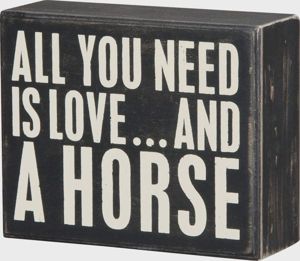 A Horse Box Sign 22208 SS25