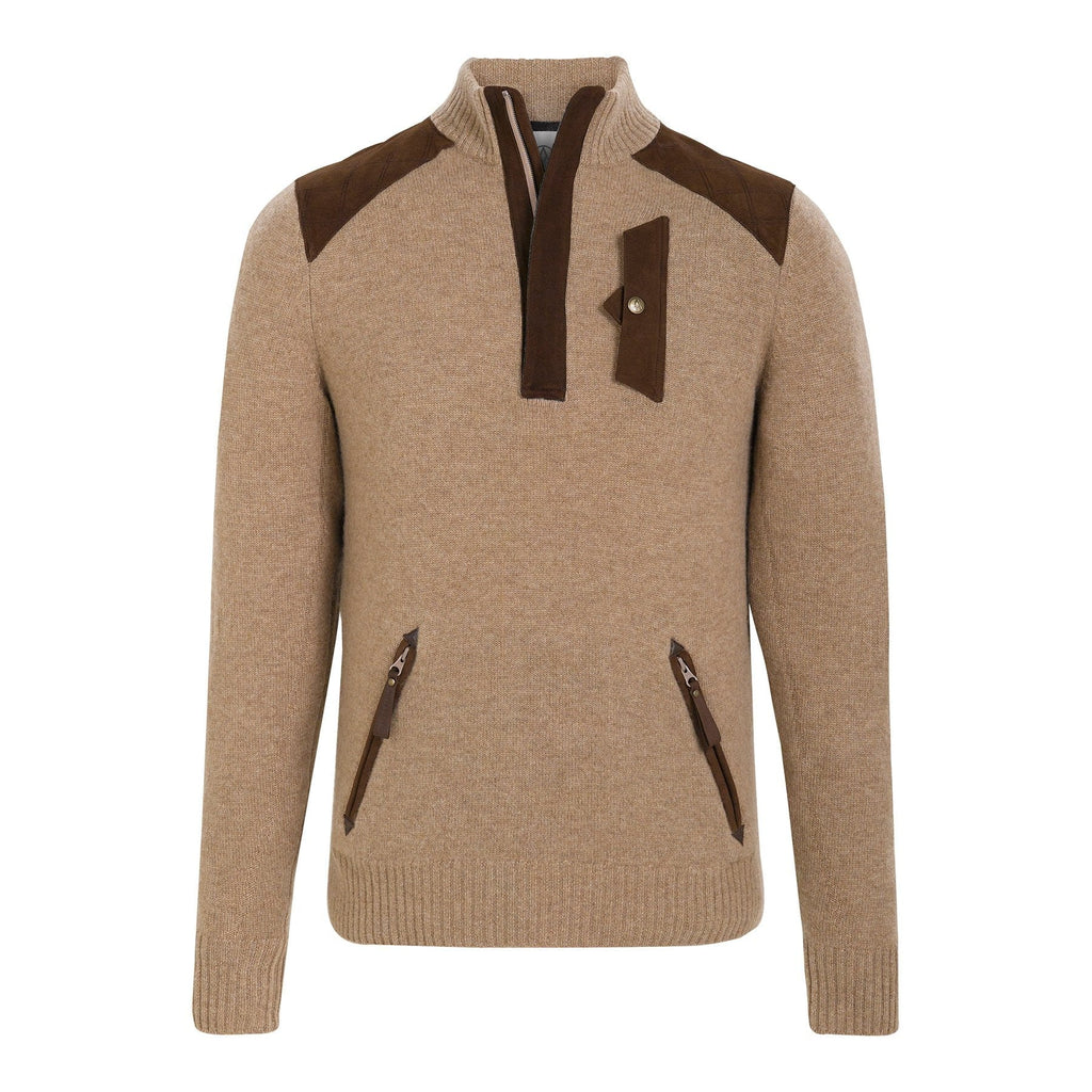 Alps & Meters Men's 100 % Mongolian Cashmere Alpine Guide Sweater 100029