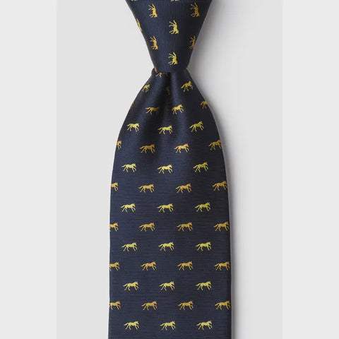 Alynn  Men's Silk Tie Bringing Up the Rear AL300655 SS24