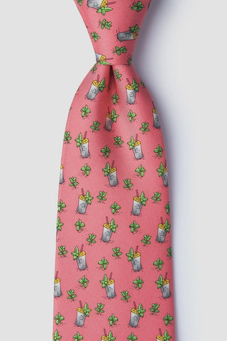 Alynn  Men's Silk Tie Bringing Up the Rear AL300655 SS24