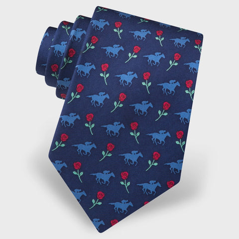 Alynn  Men's Silk Tie Bringing Up the Rear AL300655 SS24