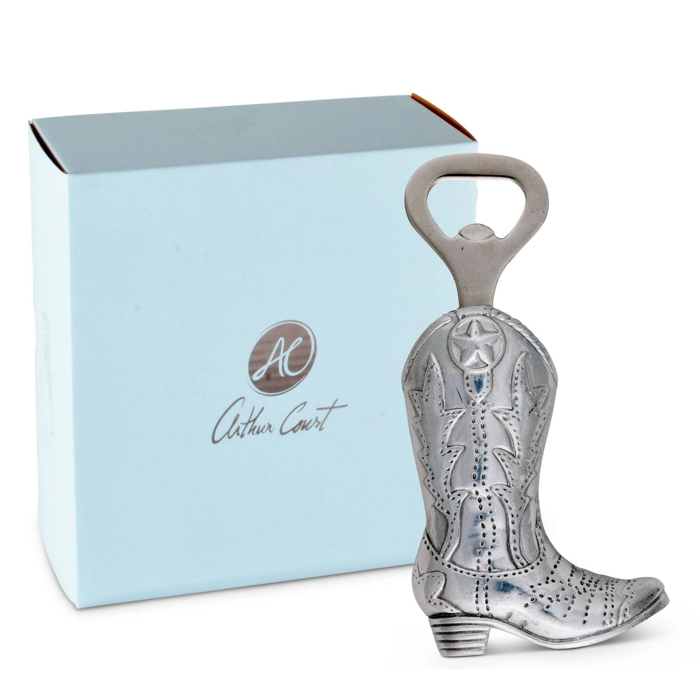 Arthur Court Cowboy Boot Bottle Opener 041086 SS26