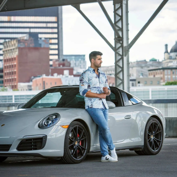 Au Noir Men s Jeans Johnny Light Blue Miami Saratoga Saddlery International Boutiques