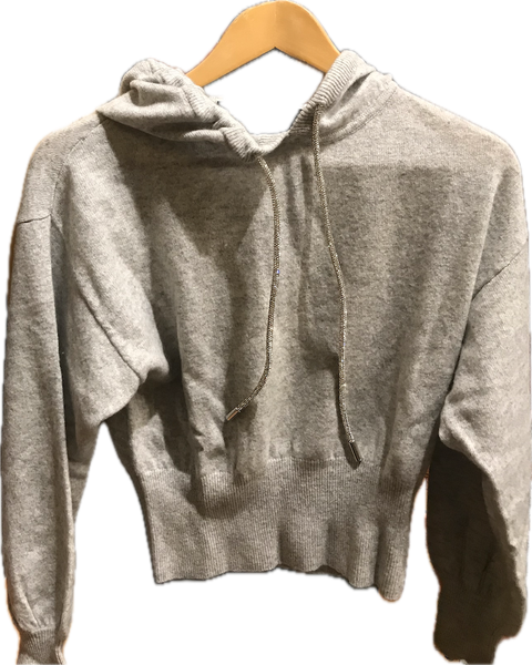 Bergen of Norway Hilary Cashmere Hoodie with Glitter Sparkle