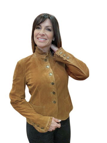 Classic Women's Cable Cashmere Knit Sweater in Blue Alps & Meters On Sale Now!