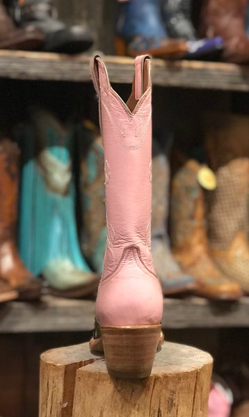 Black Jack Women's PINK LPKHT-8906-F5F5 Tooled Wingtip Boots SS25