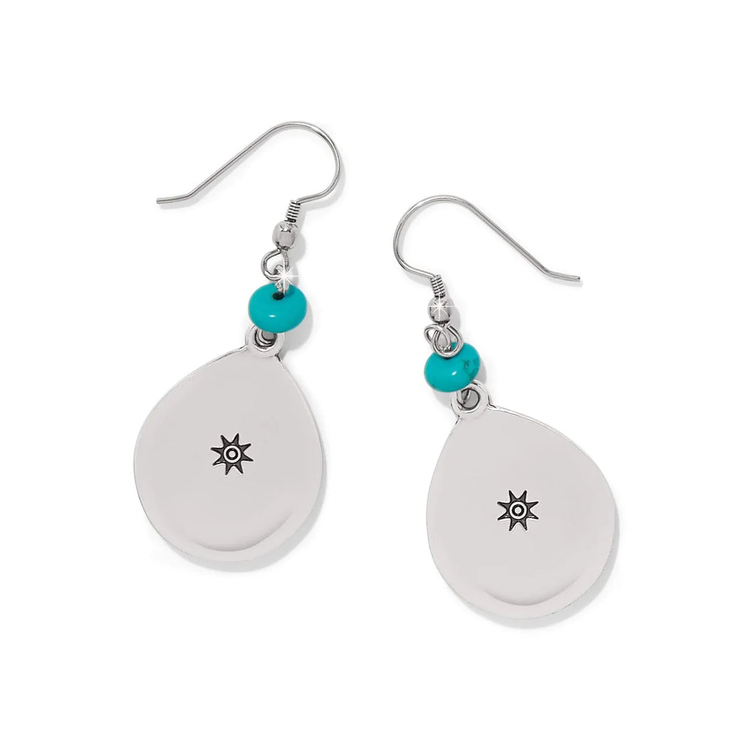 Brighton Mosaic Turquoise Teardrop French Wire Earrings JA0163 SS25