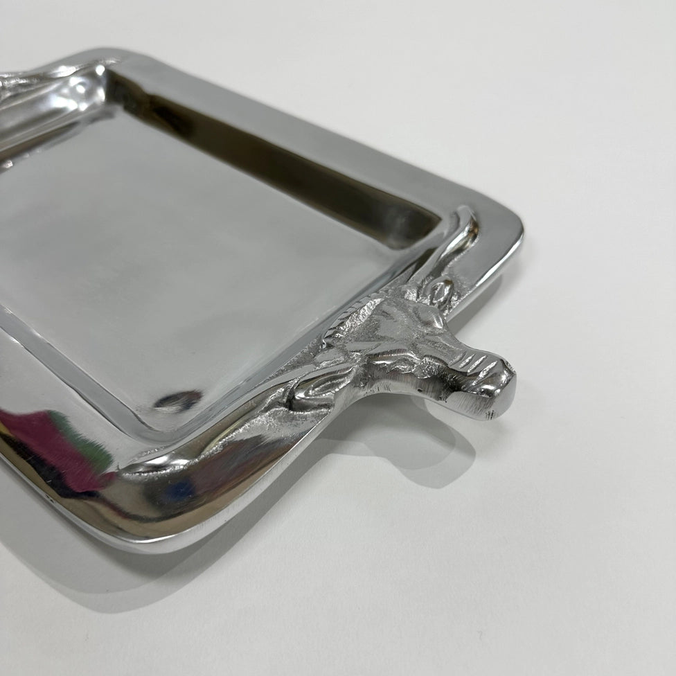 Bull Tray Polished Aluminum Rectangle 71459 SS25