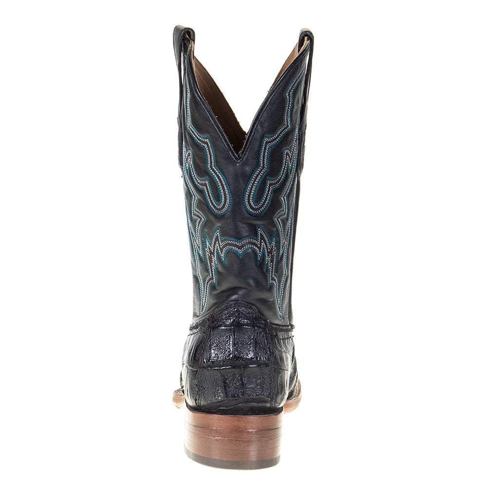 Corral Mens A4056 BLACK CAIMAN EMBROIDERY Square Toe ON SALE!