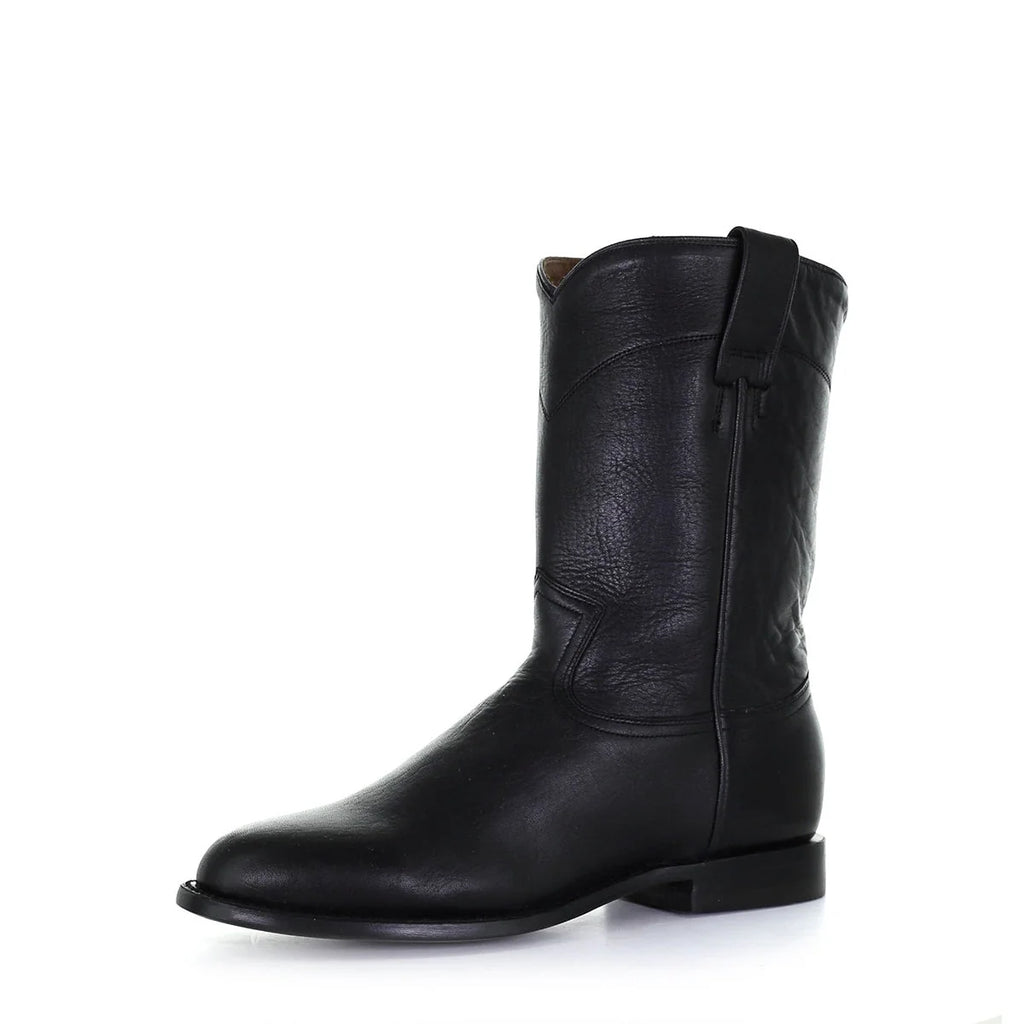 Corral Mens Black Roper Cowboy Boots Round Toe A4112 FW21 DISC