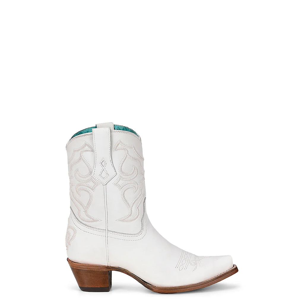 Corral Z5071 Women's White Ankle Boot Wedding Collection