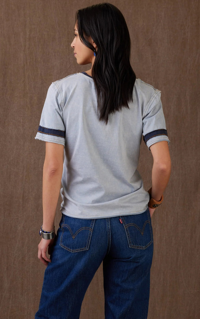 Womens Top Double D Ranch "End Of Ride" T-shirt 3/4 Sleeve T3974