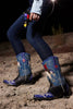 Double D Ranch by Old Gringo DDL1030 Bronco Buster in Black Blue Women's Cowboy Boots 