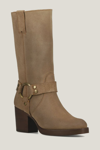 Women's Tan Leather Cowboy Boot by Lucchese Patsy M5109