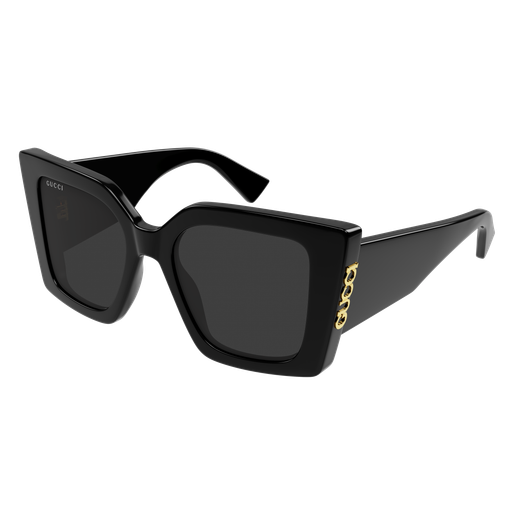 Gucci Oversized Cat-Eye Sunglasses - Black Gucci GG1401S 001 Black Grey Cat Eye Sunglasses - eye-oo.com main image 4
