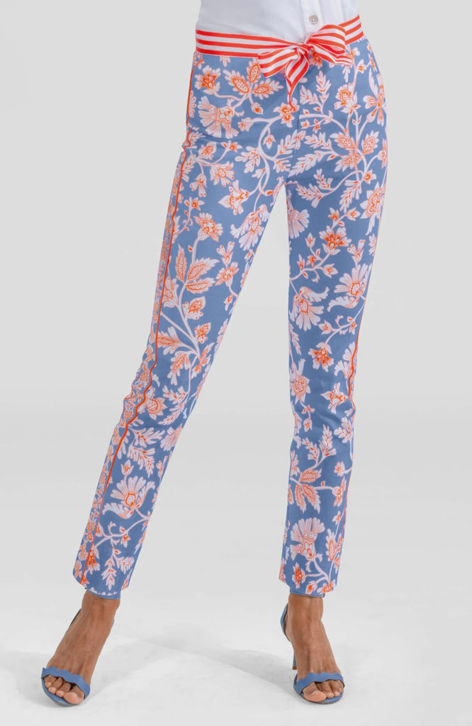 Gretchen Scott Women's Stretch Pull on Pants -Stunning Stippling Blue PAEQSS