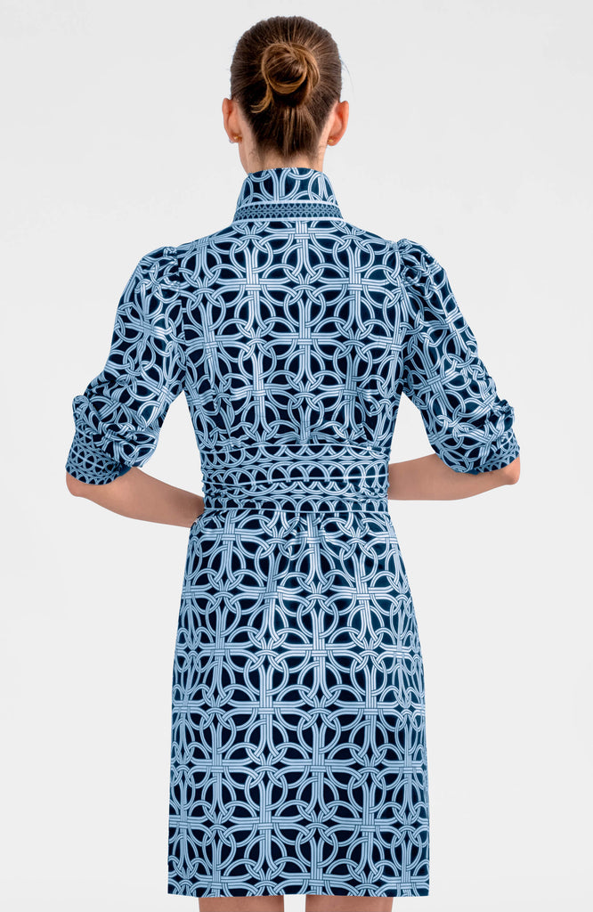 Gretchen Scott Dress Swagger Dress Ring Toss NAVY JDPSRT SS25