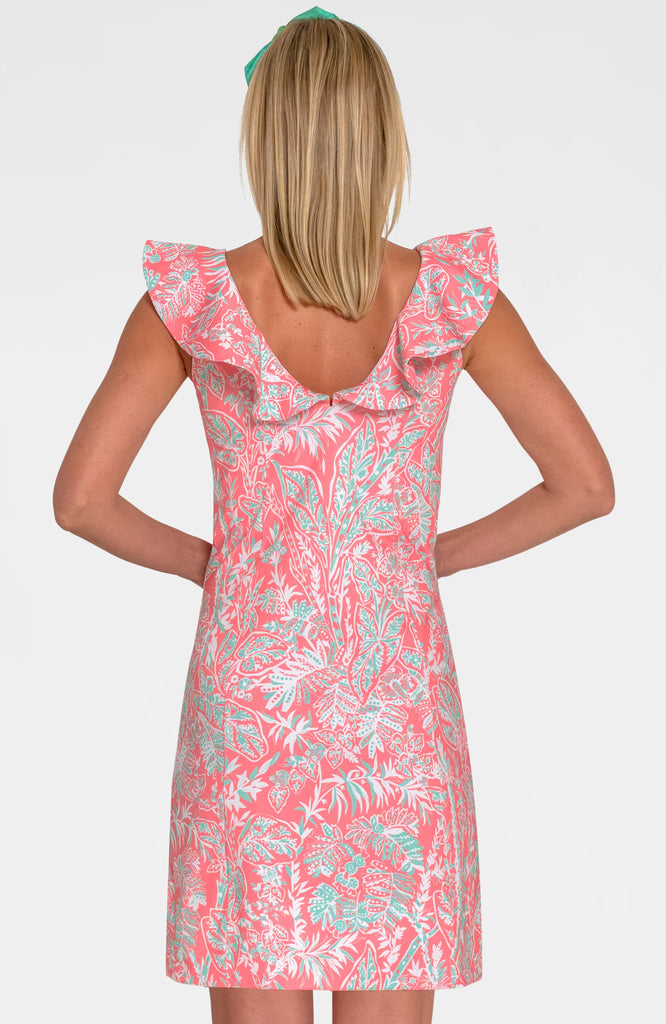 Gretchen Scott Fling Fantasy Empire Dress Melone Turq Vintage Vines JDRFVV SS25