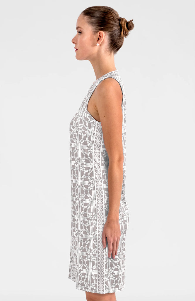 Gretchen Scott Plain Jane Dress in Khaki Ring Toss ON SALE!