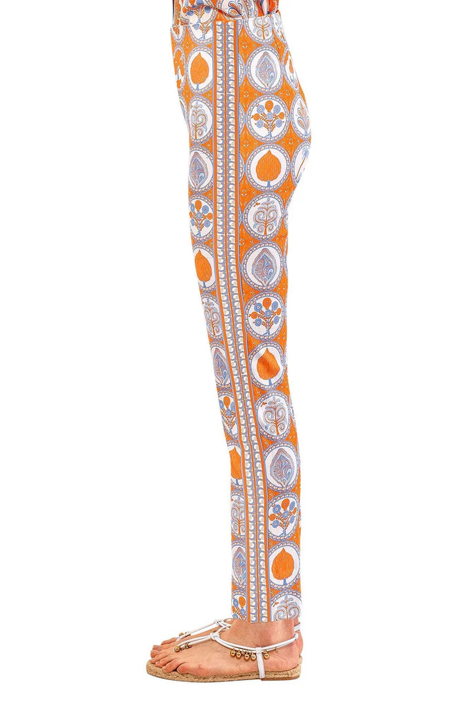 Gretchen Scott PAEQCL Pants Circle of Love Orange Periwinkle SS2425up