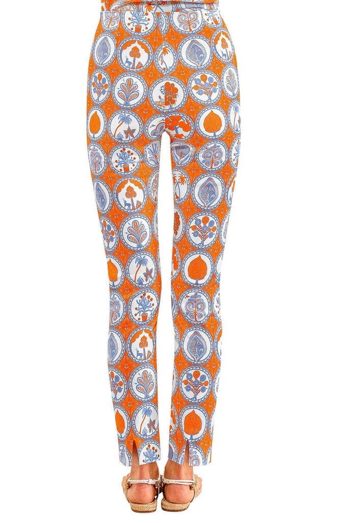 Gretchen Scott PAEQCL Pants Circle of Love Orange Periwinkle SS2425up