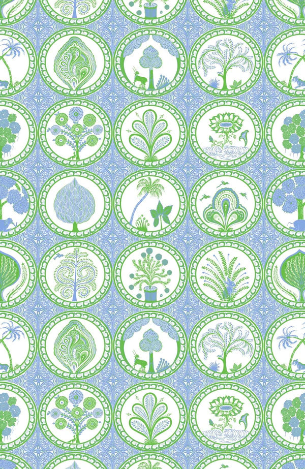 Gretchen Scott PAEQCL Pants Circle of Love Periwinkle Green SS2425up