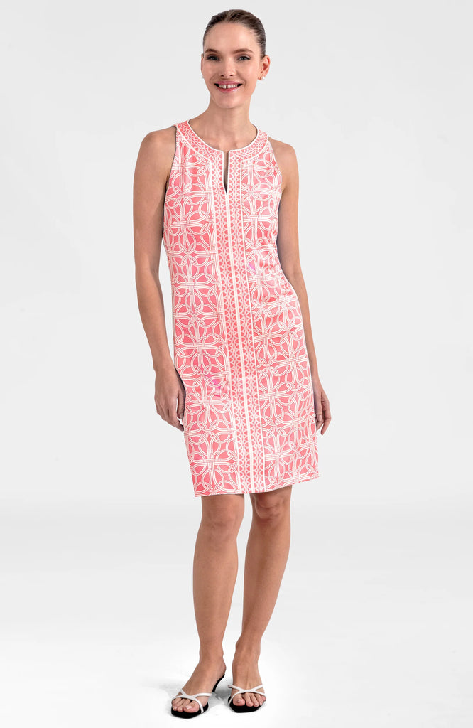 Pink 4-Way Stretch Easy Travel Dress by Gretchen Scott JDPJRT