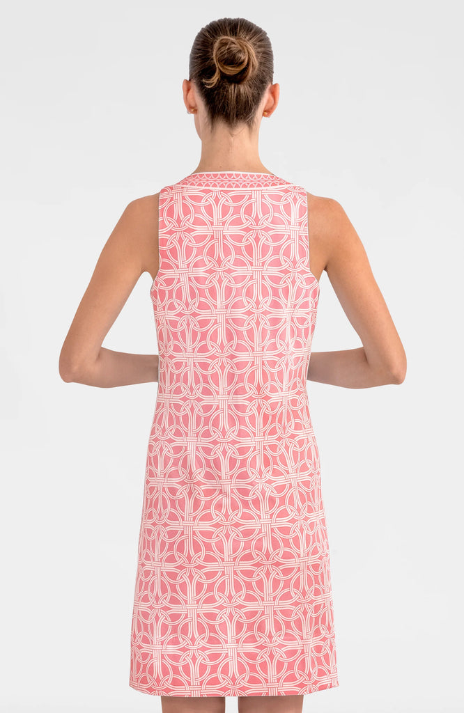 Pink 4-Way Stretch Easy Travel Dress by Gretchen Scott JDPJRT