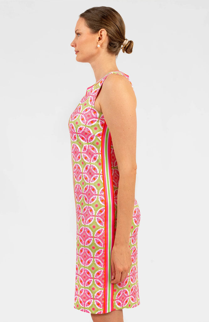 Gretchen Scott Plain Jane Dress – Pink Smell The Roses Printed Dress