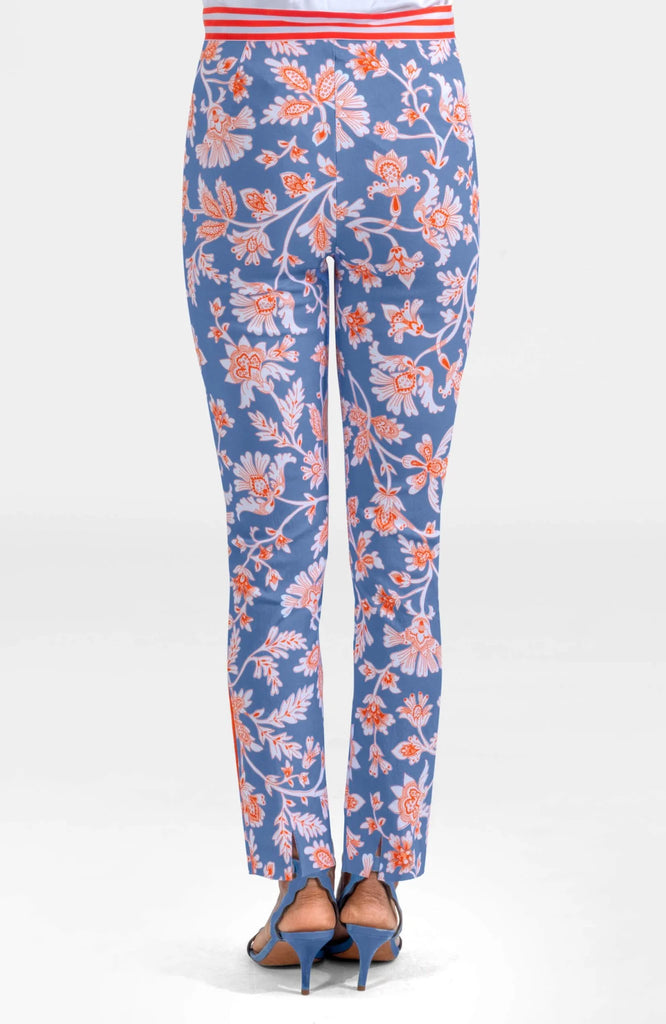 Gretchen Scott Women's Stretch Pull on Pants -Stunning Stippling Blue PAEQSS