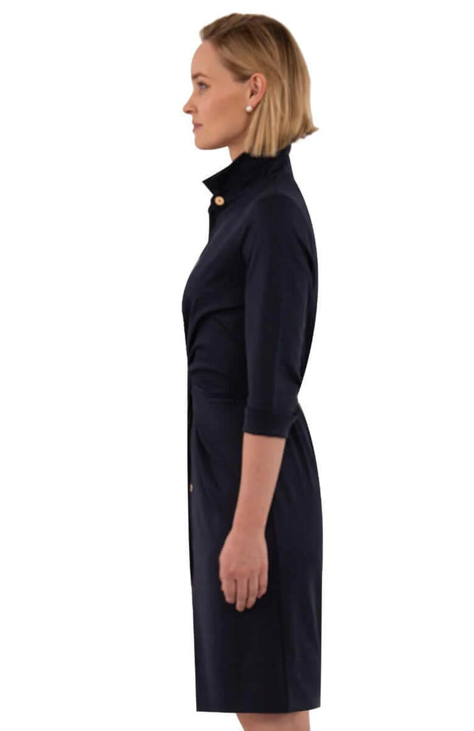 Everyday Elegance 4-Way Stretch Dress in Navy Gretchen Scott Twist & Shout JDTSSO