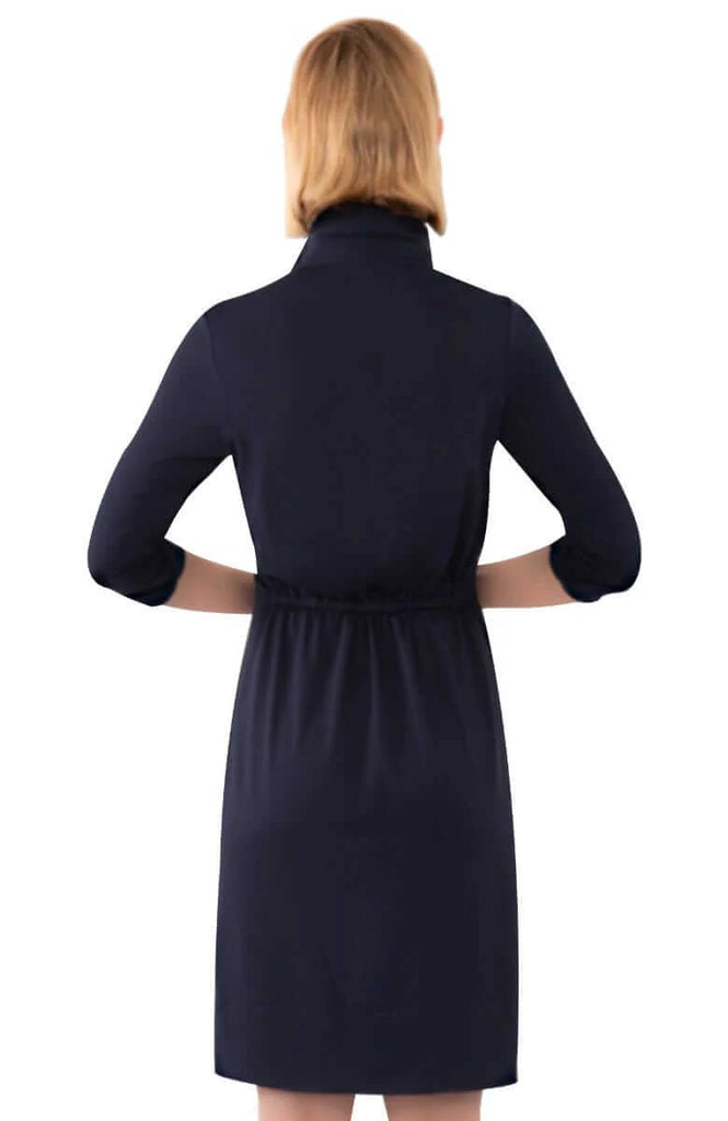 Everyday Elegance 4-Way Stretch Dress in Navy Gretchen Scott Twist & Shout JDTSSO