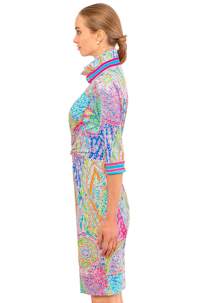 Gretchen Scott Twist and Shout Dress Grand Bazaar BRIGHTS SS2425up