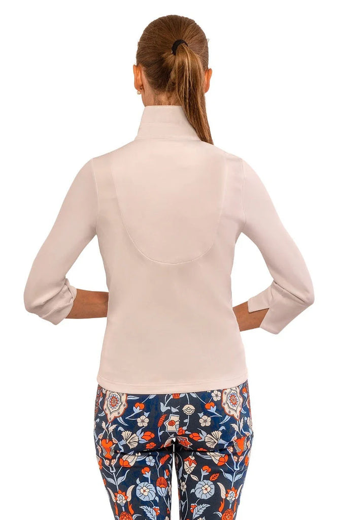 Gretchen Scott Twist and Shout Top White TPTSSO SS24