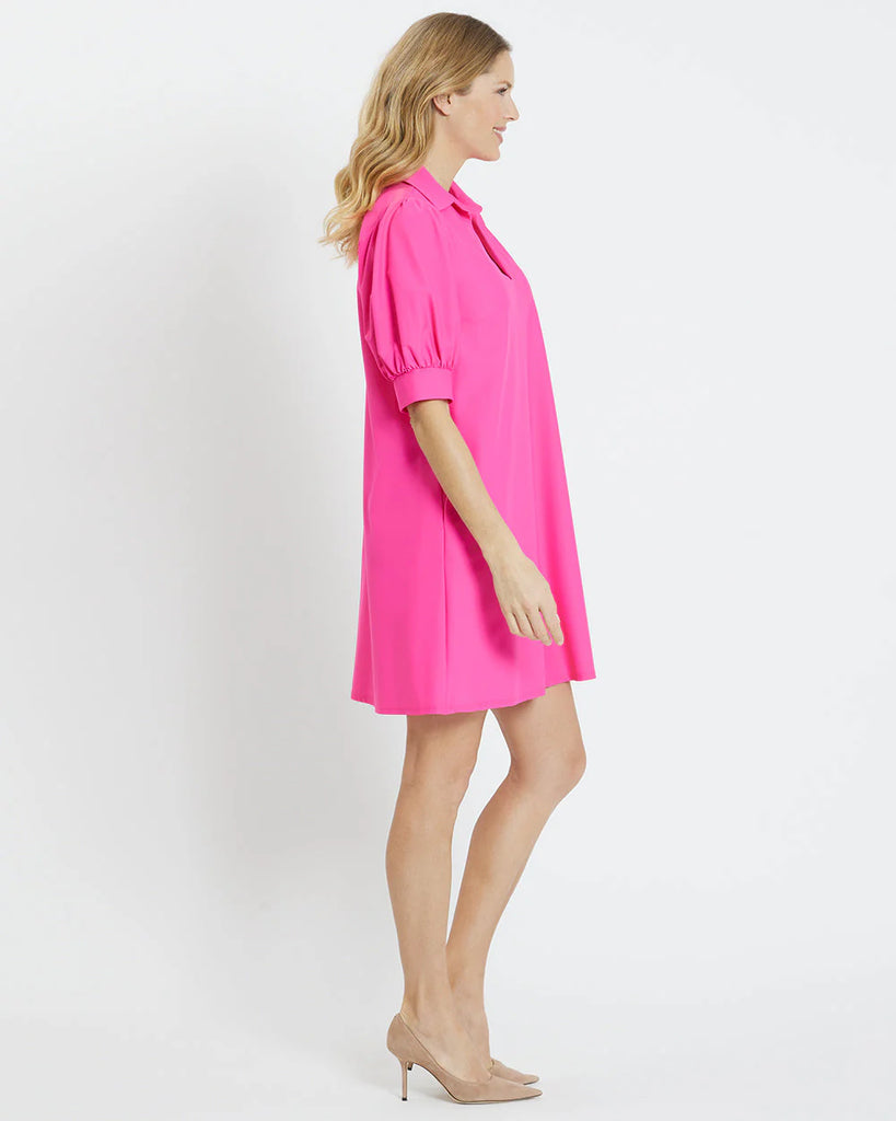 Summer Dress in Bright Pink Jude Connally Emerson 101353