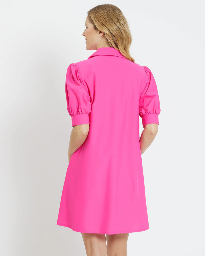 Summer Dress in Bright Pink Jude Connally Emerson 101353
