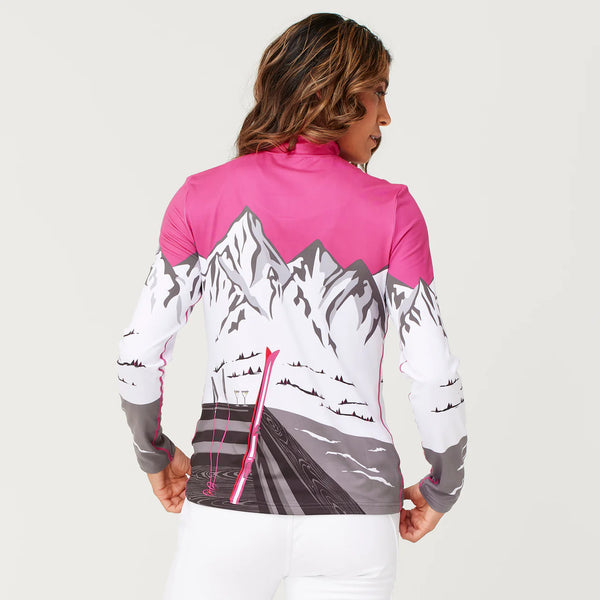 Krimson Klover Womens Base Layer Apres Anyone Raspberry Top F24924