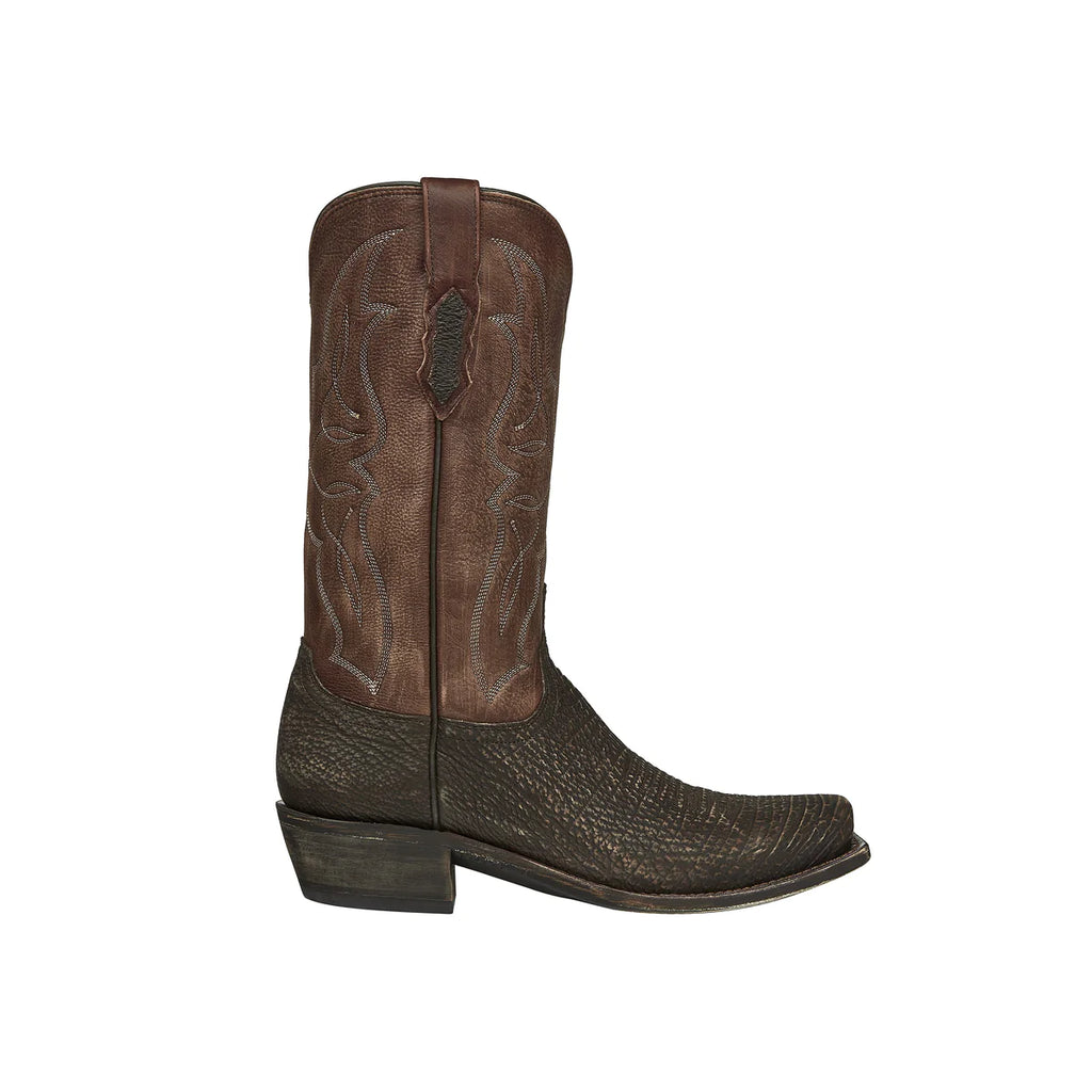 Lucchese Men's Shark Cowboy Boots M3105 Carl in Brown SALE!