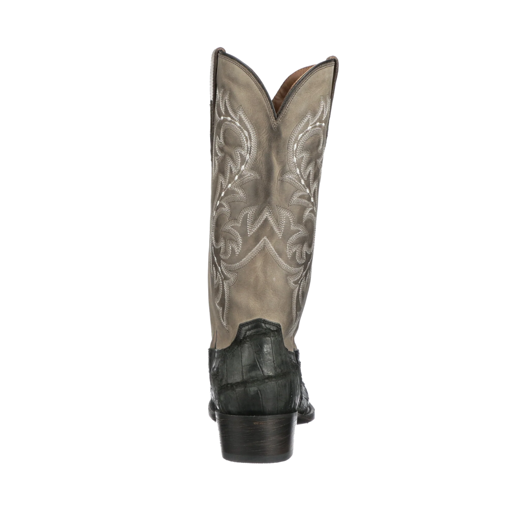 Lucchese Men's Giant Alligator in Black Cowboy Boot M3196 Burke