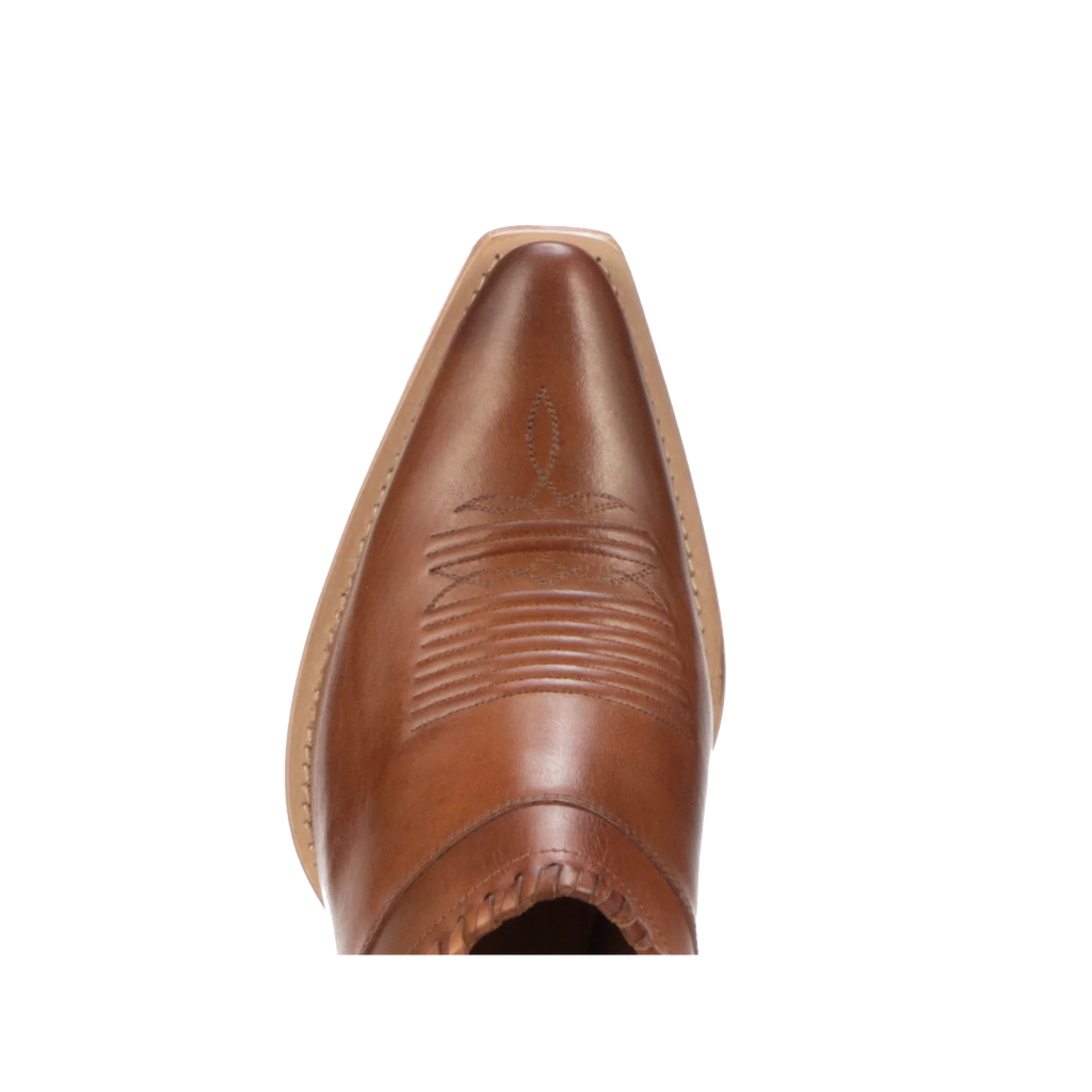 Lucchese Women's I6115 Kim Mule Slide Shoe Tan Low Heel  SS25