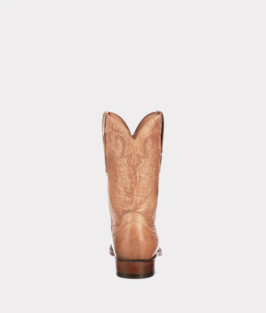 Lucchese Men's Sunset Roper in Tan CL6506 C2 Cowboy Boot