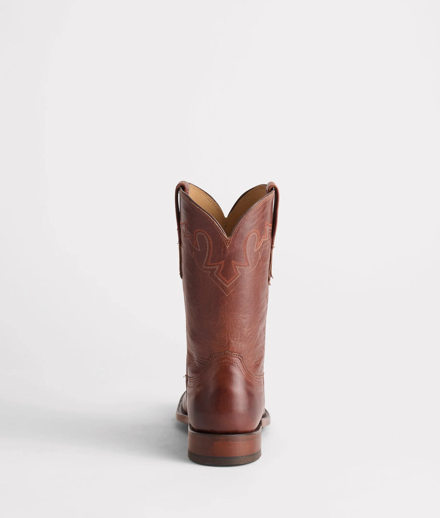 Lucchese Men's Sunset Roper Cowboy Boots in Whiskey Brown CL6503 C2