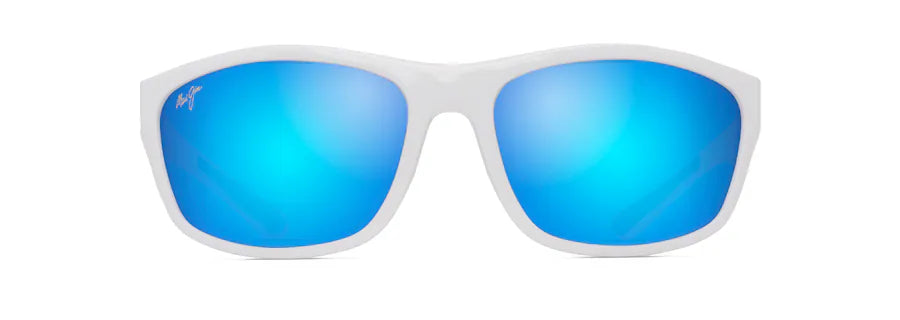 Maui Jim 869-05 NUU LANDING White Blue Hawaii SS24