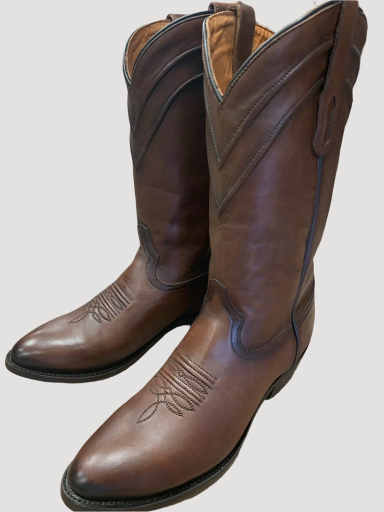 Corral Mens Cowboy Boots Honey Embroidery Round Toe Corral Boots A4027
