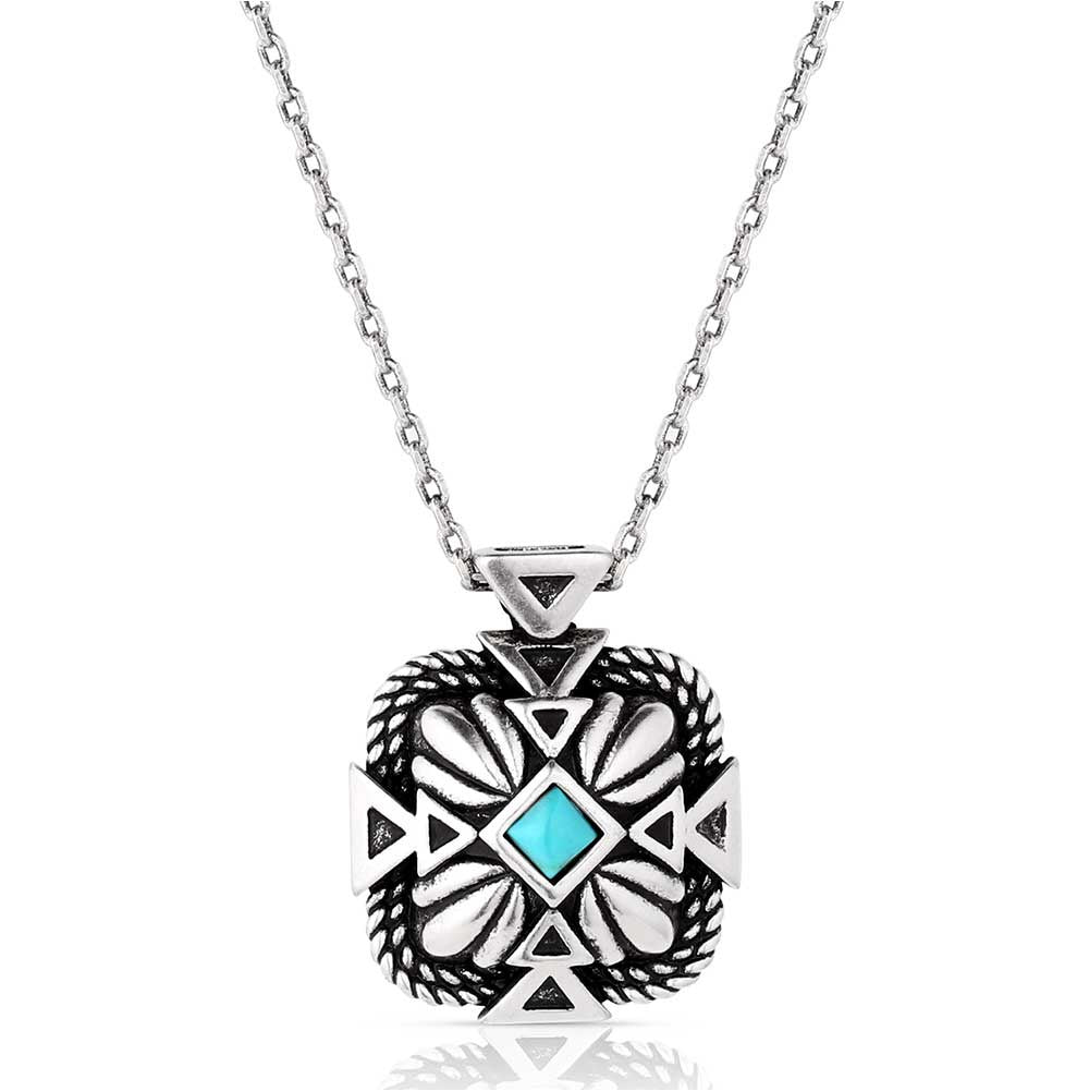 Montana Silversmiths Jewelry Desert Sage Turquoise Necklace NC6116 SS25