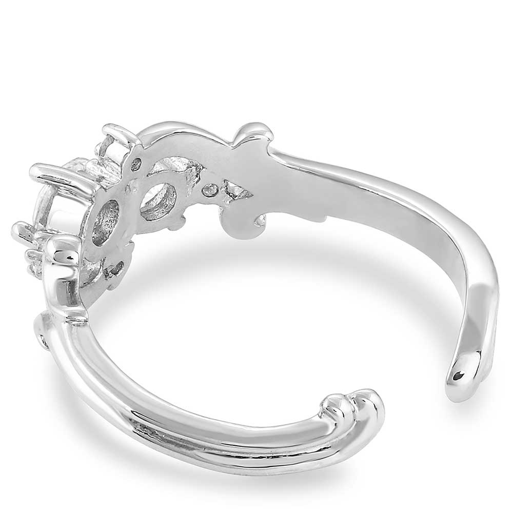 Silver Ring with Crystal Montana Silversmiths Jewelry Fiery Ice RG5110