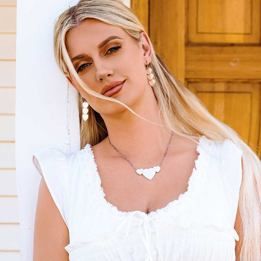 Pure Heart Silver and Gold Necklace Montana Silversmiths Jewelry NC6061