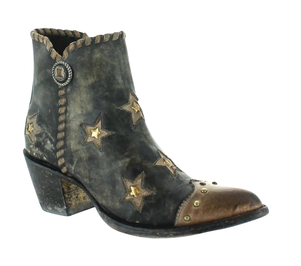 Old Gringo Women's GLAMIS Ankle Cowboy Boots YBL357-2 ON SALE!