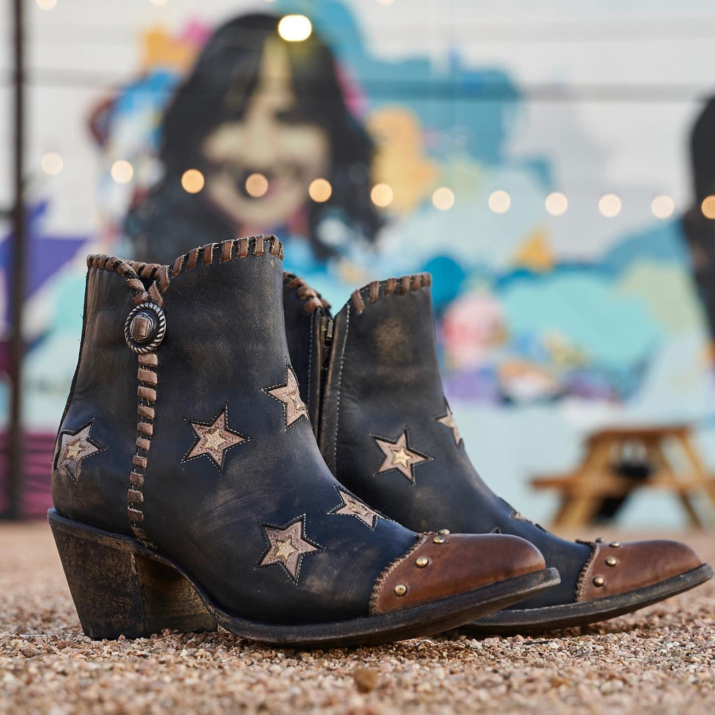 Old Gringo Women's GLAMIS Ankle Cowboy Boots YBL357-2 ON SALE!