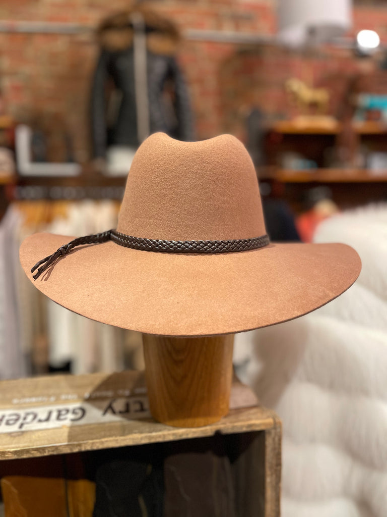 Outback Survival Gear Nullarbor 100% Australian Wool Hat in MOCCA - Saratoga Saddlery & International Boutiques